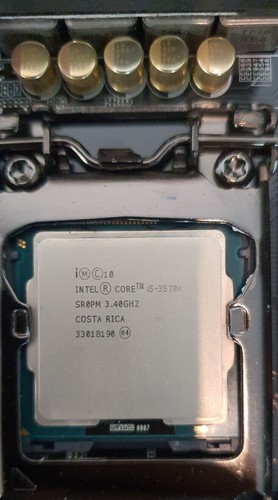 Intel core 3570k geköpft - -,