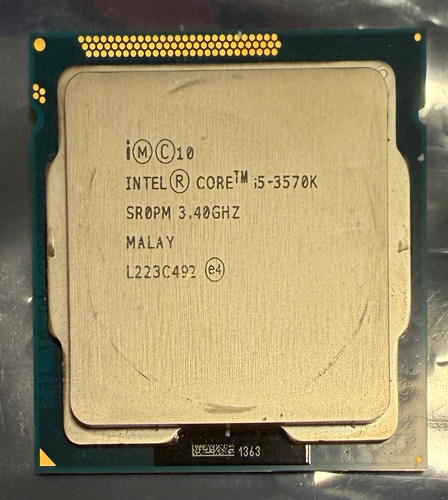 Intel core 3570k 40 ghz - i5-3570k, 3,40